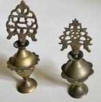 Twee messing parfumflesjes, Antiek en Kunst, Ophalen of Verzenden