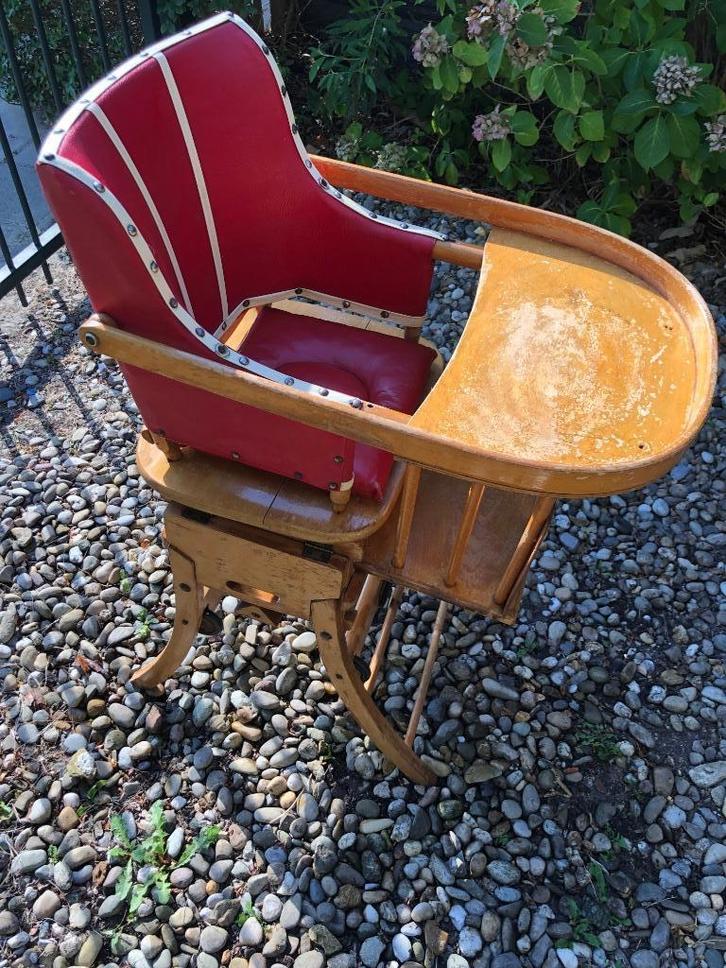 Antieke kinderstoel kibofa, Kinderen en Baby's, Kinderstoelen, Gebruikt, Overige typen, Ophalen