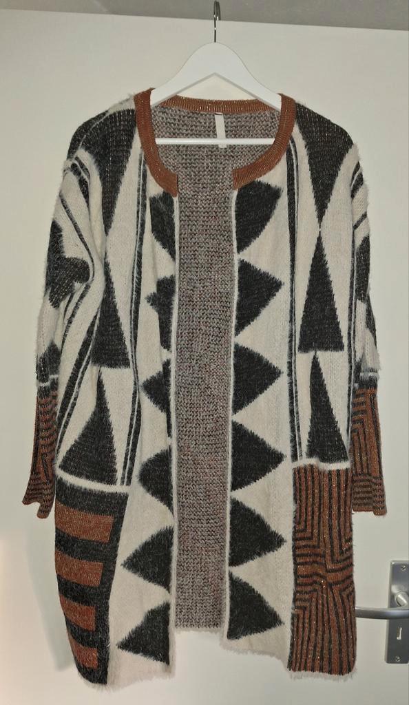 Leuk kleurig vest maat L, Kleding | Dames, Truien en Vesten, Zo goed als nieuw, Maat 38/40 (M), Ophalen of Verzenden