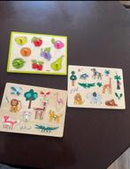 Puzzels, Kinderen en Baby's, Speelgoed | Kinderpuzzels, Ophalen, Minder dan 10 stukjes, Zo goed als nieuw, Van hout