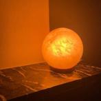 Himalaya zoutlamp roze/oranje volle maan, Verzenden, Zo goed als nieuw, Minder dan 100 cm