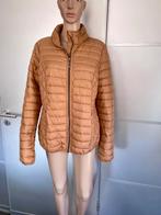 J158 puffer maat 40=M gewatteerde jas tussenjas bruin/beige, Kleding | Dames, Jassen | Winter, Ophalen of Verzenden, Zo goed als nieuw