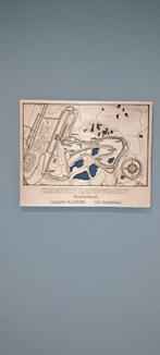 wand decoratie plattegrond circuit zandvoort, Ophalen of Verzenden, Nieuw
