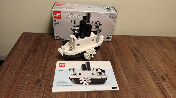 LEGO - Disney - Mini Steamboat Willie 40659, Kinderen en Baby's, Speelgoed | Duplo en Lego, Zo goed als nieuw, Lego, Complete set