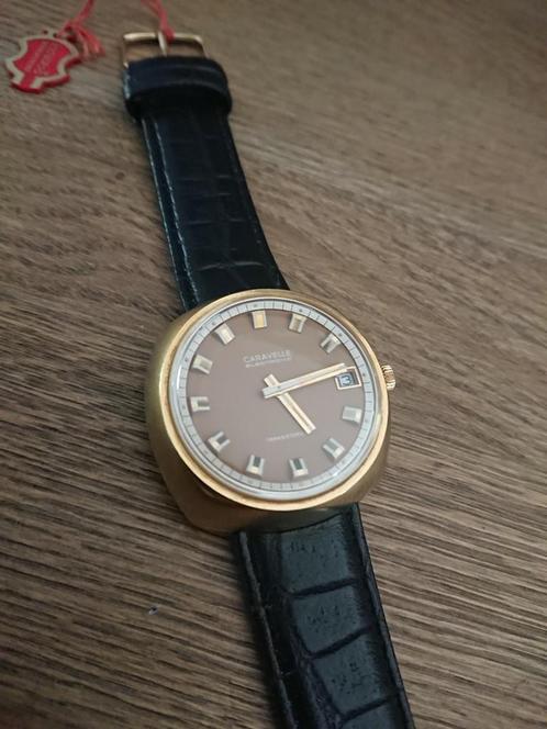 Vintage Heren Horloge Caravelle Electronic Zeer Fraai, Sieraden, Tassen en Uiterlijk, Horloges | Antiek, Polshorloge, Overige merken