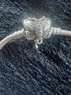 Pandora armband met vlindersluiting, Sieraden, Tassen en Uiterlijk, Armbanden, Ophalen of Verzenden, Zo goed als nieuw, Zilver
