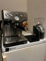 Espressomachine en maler + accessoires, Ophalen, Gebruikt, Espresso apparaat, Koffiebonen
