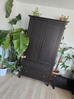 Gratis ikea Hemnes kast zwart zwartbruin zwarte grote kast, Huis en Inrichting, Ophalen, Gebruikt