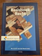 O.A.P. van der Roest - Basisboek Recht, Ophalen of Verzenden, Zo goed als nieuw, O.A.P. van der Roest