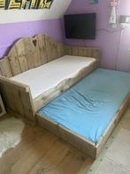 Bedbank, Kinderen en Baby's, Kinderkamer | Bedden, Ophalen, 85 tot 100 cm, Zo goed als nieuw, Matras