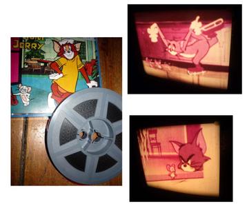 8mm film oude Tom & Jerry - Skates - kleur silent 60mtr beschikbaar voor biedingen