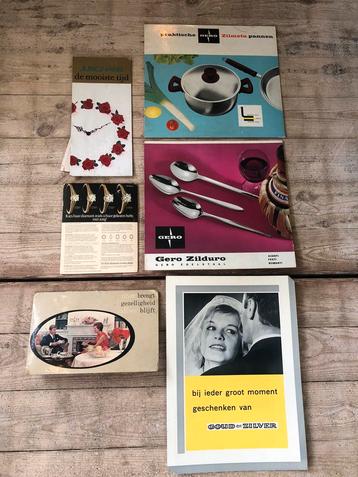 Reclame displays vintage karton zilver goud Junghans Gero beschikbaar voor biedingen