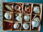 12 Antieke kerstballen groot, Diversen, Ophalen, Gebruikt
