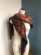 Koper oranje bruin grijs driehoek sjaal, Kleding | Dames, Maat 46/48 (XL) of groter, Ophalen of Verzenden, Zo goed als nieuw, X