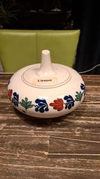 Boerenbont Uienpot met Deksel, Ophalen of Verzenden, Zo goed als nieuw