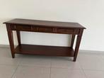 Houten sidetable, Ophalen, Zo goed als nieuw, 25 tot 50 cm, Rechthoekig