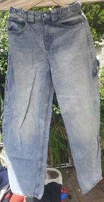 Bershka Carpenter balloon, spijkerbroek 38, Blauw, W30 - W32 (confectie 38/40), Gedragen, Bershka