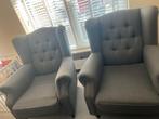 Fauteuils 2 stuks landelijke stoel, Ophalen, Gebruikt, 75 tot 100 cm, 50 tot 75 cm