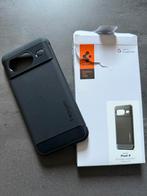 Spigen rugged armor Pixel 8, zwart, nieuw, Ophalen of Verzenden, Zo goed als nieuw, Overige modellen, Frontje of Cover