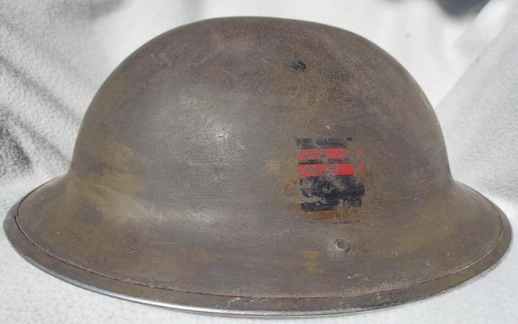 Canadese mk2 helm, Verzamelen, Militaria | Tweede Wereldoorlog, Landmacht, Helm of Baret, Overige gebieden, Ophalen of Verzenden