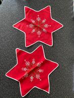 Kerstkleedjes 2 stuks hand geborduurd nieuw, Diversen, Kerst, Ophalen of Verzenden, Nieuw