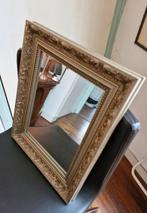 Antieke spiegel in lijst, Antiek en Kunst, Antiek | Spiegels, Ophalen of Verzenden, Rechthoekig