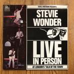 Stevie Wonder - Live In Person, Cd's en Dvd's, Vinyl | R&B en Soul, Ophalen of Verzenden, 1960 tot 1980, Zo goed als nieuw, 12 inch
