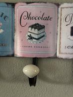 Aubaho Wandkapstok Metaal Cafe Keuken Handdoekrek, Huis en Inrichting, Wandkapstok, Nieuw, Ophalen of Verzenden, Minder dan 100 cm