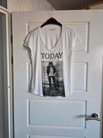 Te koop zwart/witte dames t-shirt merk EDC maat M, Kleding | Dames, Maat 38/40 (M), Wit, Ophalen of Verzenden, Zo goed als nieuw