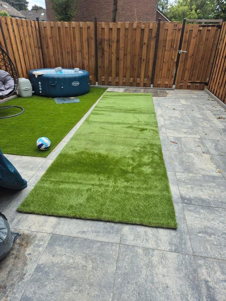 Hoogwaardig stuk kunstgras 1,55 x5,50, Tuin en Terras, Gras en Kunstgras, Nieuw, 20 m² of meer, Ophalen