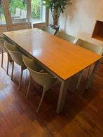Arco graphic eettafel uitschuifbaar, Huis en Inrichting, Ophalen, Gebruikt, Overige materialen, 200 cm of meer