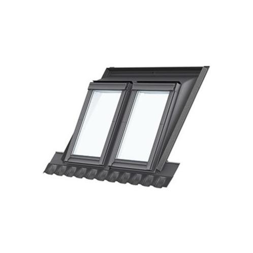 Velux dakkapel basic duo SK06 + 2x ggl sk06 2070, Doe-het-zelf en Verbouw, Kozijnen en Schuifpuien, Nieuw, Dakkapel, Overige materialen