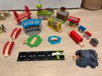 Brio/Ikea houten treinset -  elektrische treinen + extras, Kinderen en Baby's, Speelgoed | Houten speelgoed, Ophalen, Gebruikt