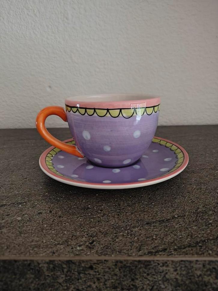 Blond Amsterdam Kop En Schotel Uni Servies Paars, Huis en Inrichting, Keuken | Servies, Nieuw, Kop(pen) en/of Schotel(s), Blond Amsterdam