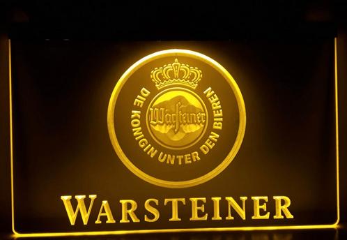 WARSTEINER 3D ledverlichting lamp lichtbak, Verzamelen, Biermerken, Nieuw, Reclamebord, Plaat of Schild, Overige merken, Ophalen of Verzenden