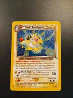 Dark ampharos 1 neo destiny, Ophalen, Zo goed als nieuw, Losse kaart, Foil