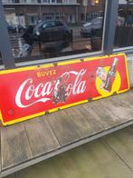 Gaaf   jaren 50 coca cola emaille bord  xl, Verzamelen, Ophalen of Verzenden, Zo goed als nieuw