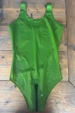 Bodysuit met 2way rits / Latex / Maat S, Kleding | Dames, Verzenden, Groen, Body of Korset