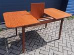 Midcentury Vintage Houten Eettafel Uitklapbaar Tafel, Ophalen, Vintage Midcentury, 50 tot 100 cm, Zo goed als nieuw
