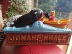 Vintage Spaarpot Walvis met Bewegend Mechanisme, Ophalen of Verzenden