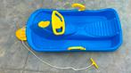Blauwe Kinder Slee met Stuur, Ophalen of Verzenden, Gebruikt, Kunststof