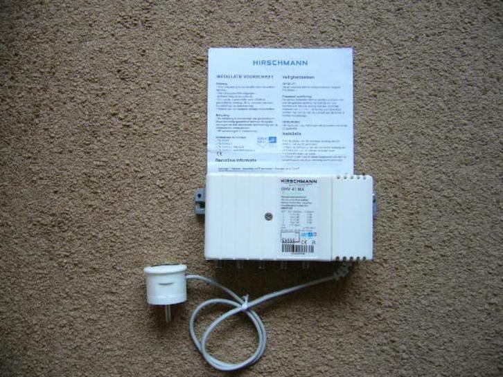 Hirschmann GHV 41 MX antenne versterker, Audio, Tv en Foto, Televisie-accessoires, Ophalen of Verzenden