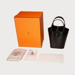 Hermès Picotin Lock 18 Black Matte Alligator Phw, Ophalen of Verzenden, Nieuw, Zwart, Handtas