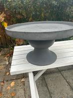 Tafeltje betonlook/steen, Huis en Inrichting, Tafels | Sidetables, Ophalen, Gebruikt, 25 tot 50 cm, Rond
