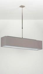 Hanglamp, stof taupe. 150 cm, Huis en Inrichting, Lampen | Wandlampen, Ophalen, Zo goed als nieuw, Stof