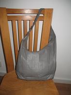 Leren Patchwork Shopper Tas Zacht Grijs Vintage, Ophalen of Verzenden, Nieuw, Grijs, Shopper