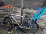 Gazelle Herenfiets (luzern plus) met Kinderstoel, 56 cm of meer, Ophalen, Gebruikt, Gazelle