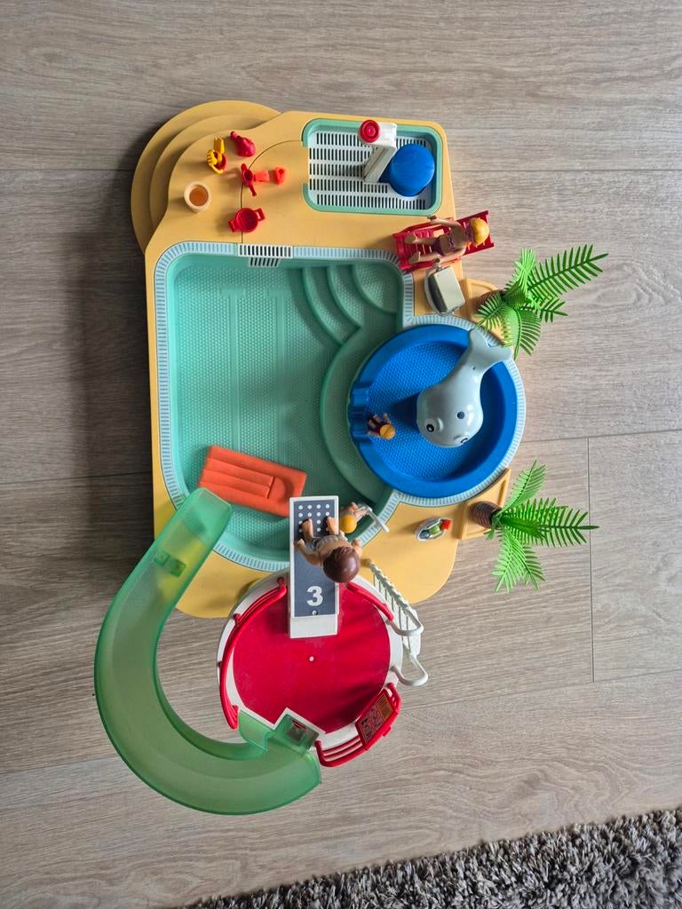 Playmobil Summer Fun 5433 Zwembad, Kinderen en Baby's, Speelgoed | Playmobil, Ophalen of Verzenden, Zo goed als nieuw, Complete set