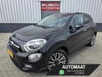 Fiat 500 X 1.4 Turbo MultiAir Lounge | AUTOMAAT | 2e EIG |, 65 €/maand, Gebruikt, 4 cilinders, Zwart