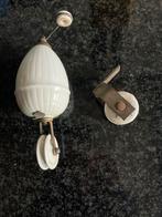 Antieke katrol met gewicht voor lamp, Antiek en Kunst, Ophalen of Verzenden